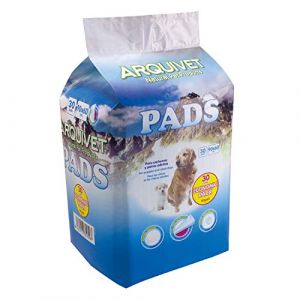 Arquivet Pads - Serviette éducative absorbante pour chiens - Economic Pack - 30 unités - 90 x 60 cm - Adultes et chiots - Pads pour chiens super absorbants