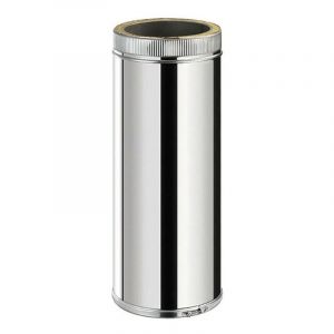 Monmobilierdesign TDPS500 Conduit double paroi isolé pour poêle à bois longueur 50 cm Ø175 - à l'unité
