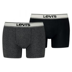 Levi's Boxer sous-v&ecirc;tement, Noir, L Homme