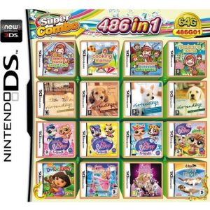 Cartouche De Jeu Ds - Mario - 486 En 1 - Compatible Nintendo Ds/3ds - Multijoueur - Multilingue