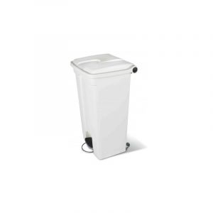 Jvd CONTAINER 90L blanc couvercle blanc
