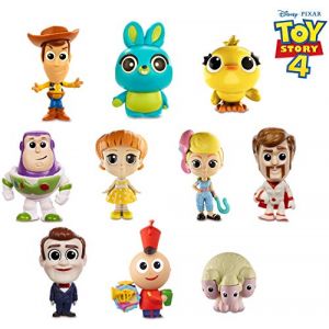 Mattel TOY STORY - Pack 10 Mini-Figurines - Mini-Figurines 3,8 CM à Collectionner - Disney Toy Story 4