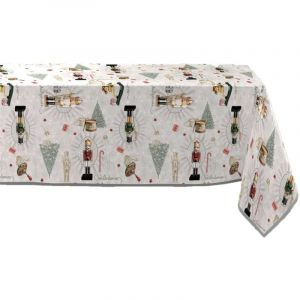 Nappe antitache imprim&eacute; casse-noisette L. 150 x l. 240 cm