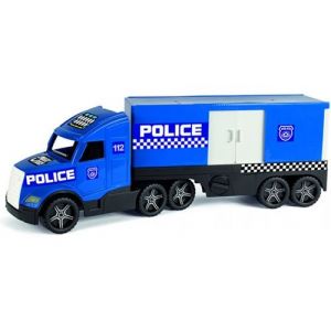 Image de Wader V&eacute;hicule de police Magic Truck 79 cm bleu/noir