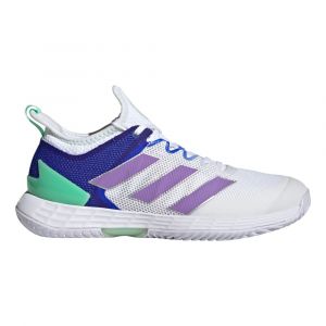 Adidas Chaussure de tennis adizero Ubersonic 4 - Cloud White / Violet Fusion / Silver Metallic, Cloud White / Violet Fusion / Silver Metallic - Taille 38 2/3