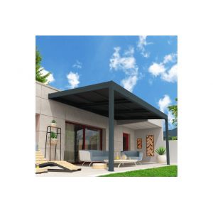 Pergola solaire ENERGY Gris anthracite 5,380x5,798m 6000W