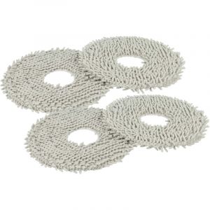 Vhbw 4x compatible avec Dreame X40 Master aspirateur robot - Lingettes tampon - 4x housse de nettoyage
