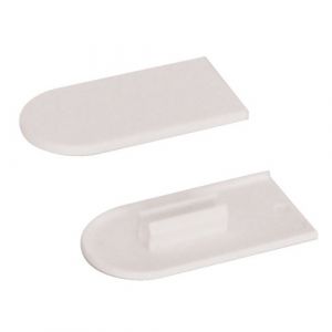 Lamello Capuchon de finition - pour ferrures Cabineo - gris RAL 7040