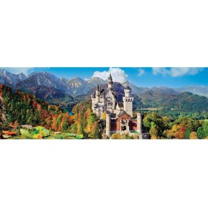 Image de Clementoni Puzzle 1000 pièces panoramique : Neuschwanstein