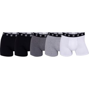 Cristiano Ronaldo Cr7 Boxers 5-pack - Noir/gris/blanc - Cr7 Underwear, pointure Medium - Gris;Blanc;Noir - Taille Medium