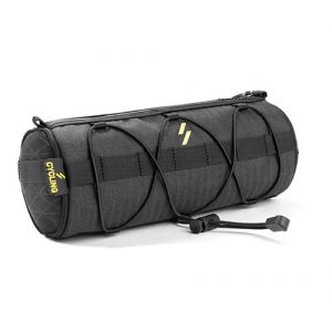 Image de ROCKBROS Sacoc de Vélo VTT Cadre Multifonctionnelle Sac de Guidon Vélo Capacité environ 2,4 L Sac à Bandoulière Noir