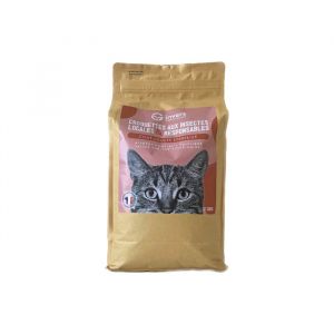Croquettes aux protéines d'insectes pour chats stérilisés - Sac 3 kg