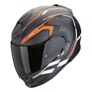 Scorpion Casque intégral Exo-491 Kripta noir mat/orange/blanc- XS