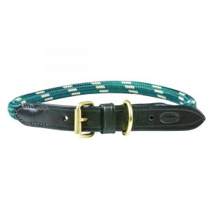 Weatherbeeta Collier pour chien en cuir corde