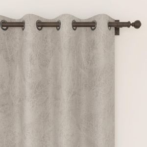 Soleil d'Ocre Rideau occultant &agrave; Oeillets 135x250 cm Emilien