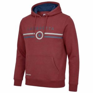 Lambretta Contrast Target Hommes Sweat &agrave; capuche SS1531-BURG