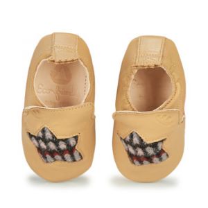 Easy Peasy Chaussons bébé MY BLUBLU ETOILE Marron - Taille 18 / 19