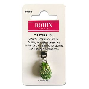Tirette Bijou Ananas Vert