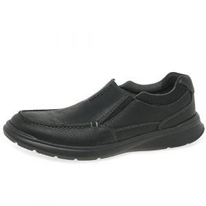 Clarks Cotrell Free, Mocassin Homme, Lea huileuse Noire, 46 EU