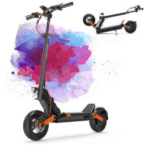 Trottinette Électrique Joyor S5 Pro Avec Certificat Abe - 500w Moteur Batterie 48v26ah Autonomie 55km Freins À Disque - Noir