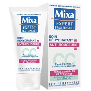 Image de Mixa Soin réhydratant anti-rougeurs, fleur d'arnica + cold cream 50 ml