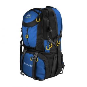 OCIODUAL Sac à Dos de Randonnée, 50 Litres, Imperméable Et Léger, Couleur Bleu, Plusieurs Poches, Idéal pour les Voyages