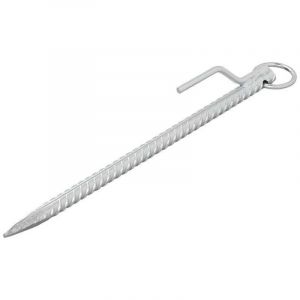 ProPlus Ancrage au sol 41cm avec crochet et anneau