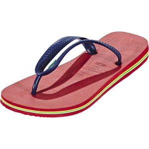 Image de Havaianas Brasil Logo, Tongs Mixte Adulte, Rouge, 43/44 EU (41/42 Brazilian)