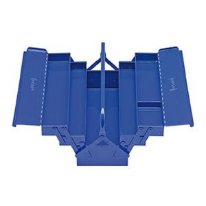 Forum Caisse à outils en tôle d'acier, 5 pièces, Dimensions : 430 x 200 x 200 mm