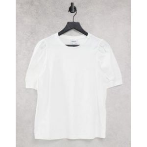 Vero Moda Tshirt à manches courtes et col rond Blanc - Taille 38
