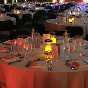 Leblanc Lanterne RIVA &agrave; piles blanc chaud 25.4cm