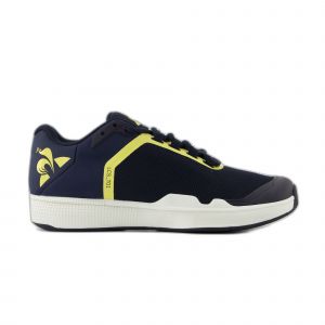 Le Coq Sportif Futur LCS T01 Chaussure Terre Battue Hommes - Bleu Foncé, Jaune
