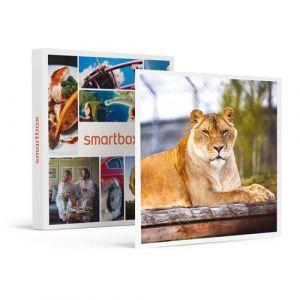 Smartbox Coffret Cadeau 2 entrées adultes et 2 entrées enfants gratuites pour la Tanière Zoo Refuge près de Chartres-Multi-thèmes