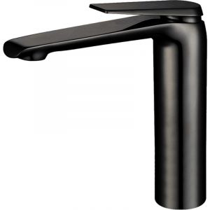 Robinet mitigeur lavabo mi-haut Noir - Ptol&eacute;m&eacute;e