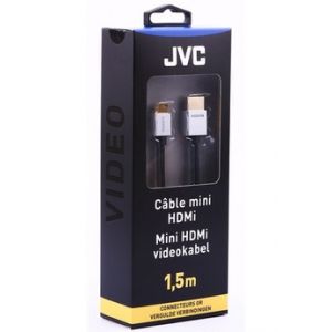 JVC Cable video Mini HDMI 1,5M connecteur OR