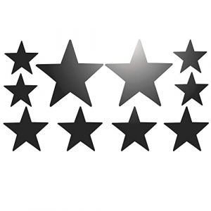 Planche de stickers étoile Bleu Réfléchissant