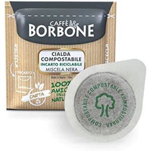Caffè Borbone Cialde - Ese 44mm - Miscela Decisa Nera - Box 120 pz