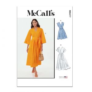 MCCALLS M8477K5 Patron de couture pour robes de chemise pour femme K5 (36-38-40-42-44)