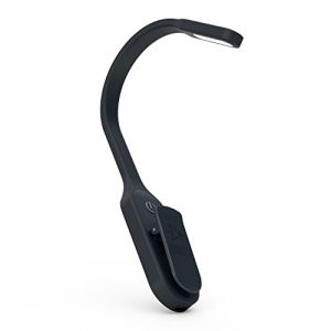 Mighty Bright 47012 Lampe de Lecture LED Rechargeable – Noir, Métal, 3 W