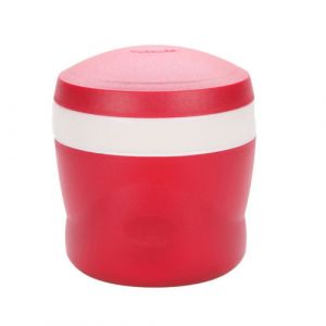 Image de Thermos Porte aliment isotherme avec cuillère pliable 24cl rouge - Snack Jar