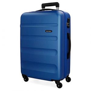 Roll road Valise rigide de grande taille Flex Bleu