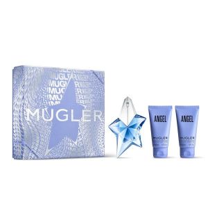 Thierry Mugler Angel Angel EDP Ricaricabile Confezione 25 ML Eau de Parfum Ricaricabile + 50 ML Body Lotion + 50 ML Shower Gel