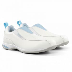 Panoply Chaussures de securite blanches Femme sans lacet Cassis S2 SRC taille 36 Basket travail