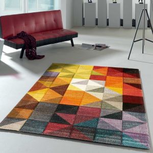 Tapis d'entr&eacute;e ou de chambre MARIx Multicolore 60 x 110 cm