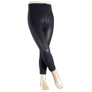 Falke Cotton Touch K Le Leggings, Bleu (Dark Marine 6170), 110-116 Femme