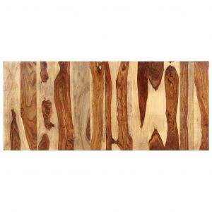 VidaXL Dessus de table 140x60x(2,5-2,7) cm Bois solide