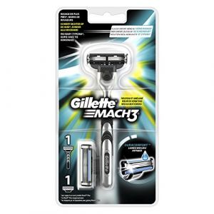 Gillette Rasoir pour Homme Mach3 Rasoir pour Homme + 1 Lame Suppl&eacute;mentaire