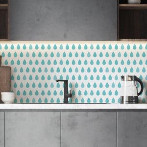 Credence Adhesive Goutte Deau 200 x 60 cm