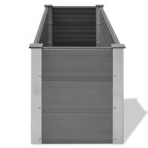 Image de VidaXL Jardinière WPC 150 x 50 x 54 cm Gris | Gris