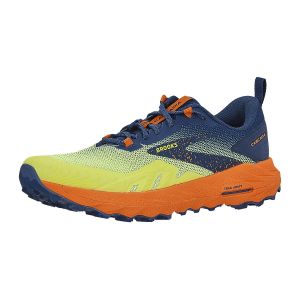 Brooks Chaussures De Trail Running Homme Cascadia 17 Bleu Marine Vert
